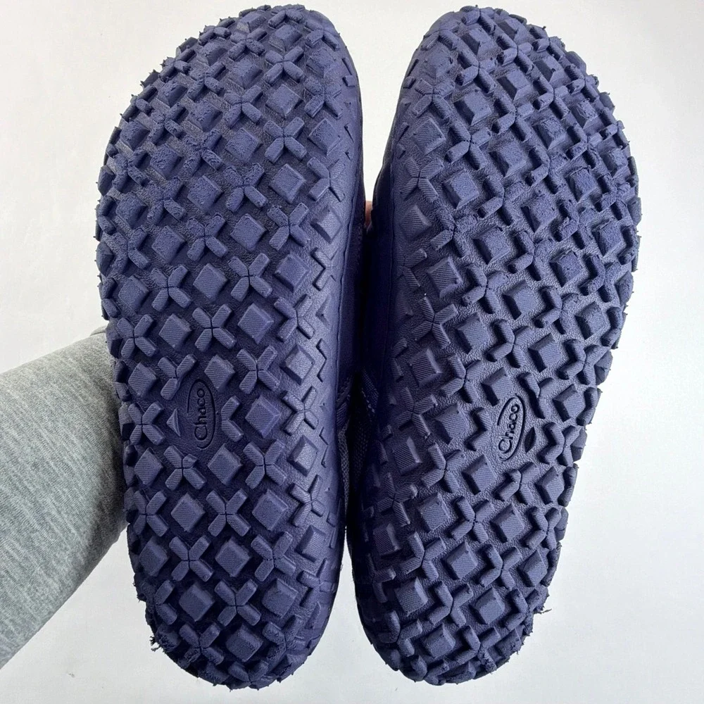Chaco Ramble Puff Boots Womens 9 Purple Quilted Fleece Lined Outdoor Cozy Shoes